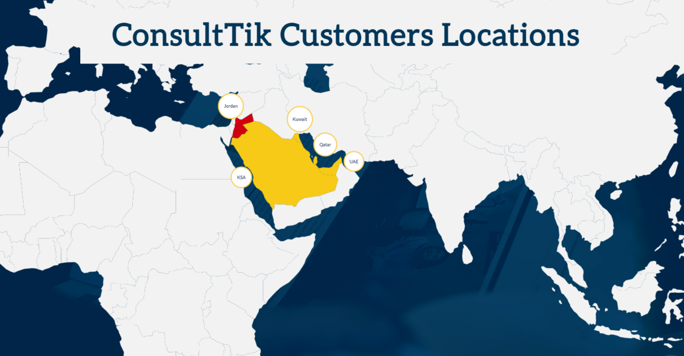 GCC Region Map