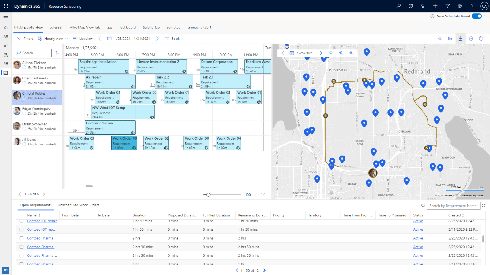 Dynamics 365 Customer Service Interface