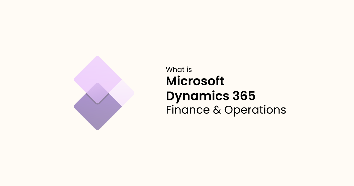 Dynamics 365 Finance